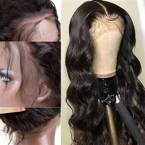 Amazon Com Megalook Lace Front Wigs Human Hair Brazilian Hair Body Wave Human Hair Wigs For