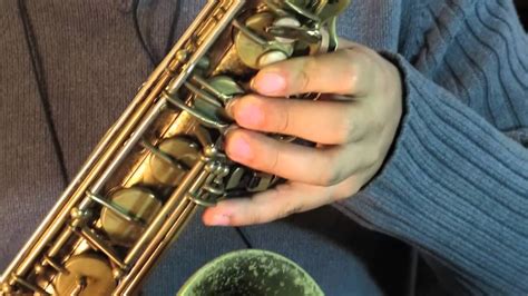 How To Finger Low B Flat On The Tenor Sax Youtube