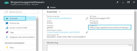 Getting Started With Microsoft Azure Cognitive Services Bing