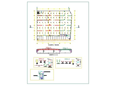 Techo Met Lico En Autocad Descargar Cad Gratis Kb Bibliocad