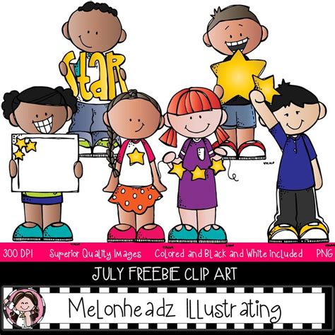 Melonheadz Addicts Clip Art July 2019 Set Mini Etsy