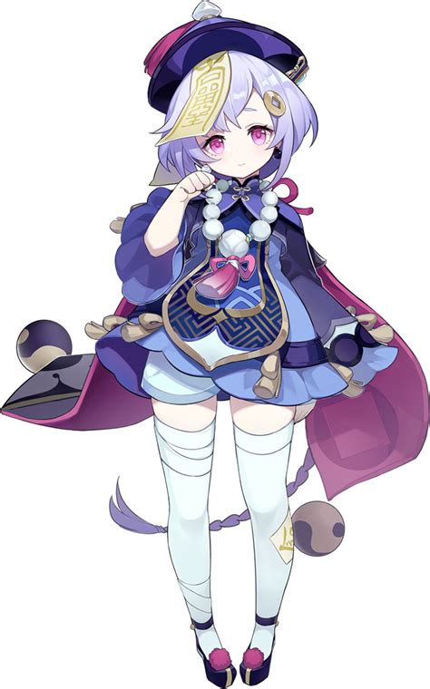 Elemental combat system harness the elements to unleash elemental reactions and dish out epic damage. Genshin Impact - QIQI