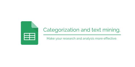 It can easily join over two cells with both text and numbers. Document classification in google sheets