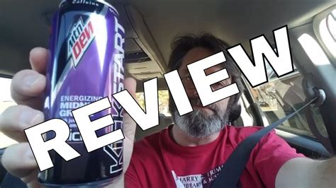 Mountain Dew Kickstart Energizing Midnight Grape Review Youtube