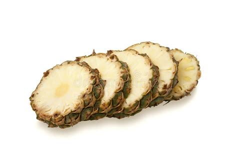 Pineapple Pieces Stock Photo Image Of White Pieces 18156570