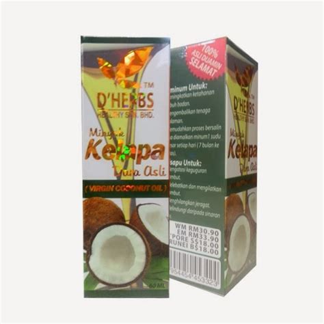 D'aura minyak kelapa dara atau virgin coconut oil merupakan makanan tambahan terbaik untuk seisi keluarga terutama untuk ibu hamil & berpantang. Adilron Enterprise: Minyak Kelapa Dara Asli Dherbs