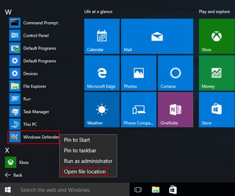 Add Windows Defender Shortcut To Desktop In Windows 10