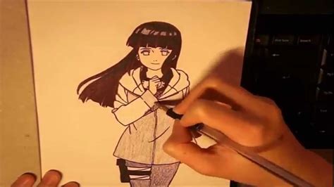 How To Draw Hinata Hyuuga Naruto Youtube