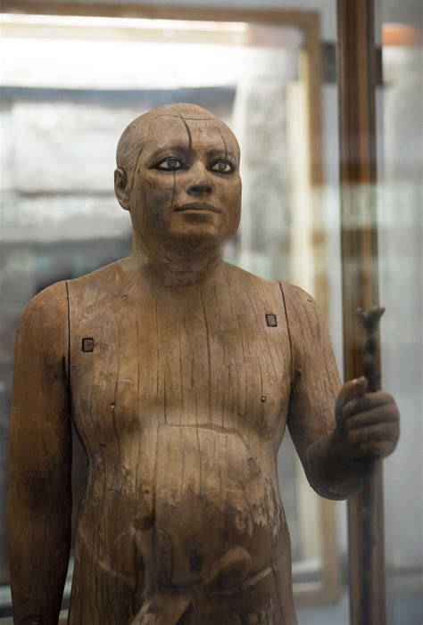 The Ka Aper A 4500 Years Old Unique Wooden Statue Of The Egyptian