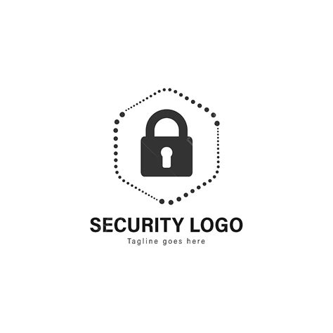 Security Logo Template Design Security Logo With Modern Frame Com Con