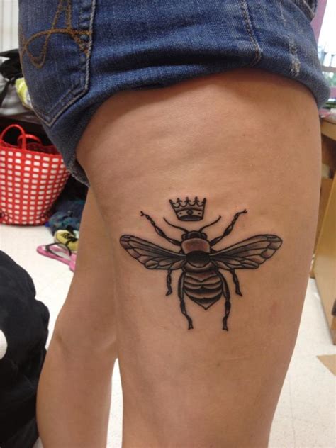 Queen Bee Tattoo By Michael St Vincent At Ocho Placas Tattoo Miami