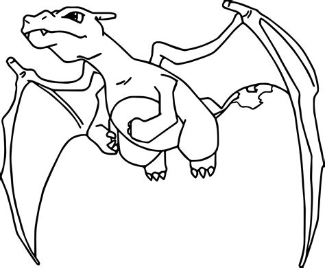 Charizard coloring pages to download and print for free