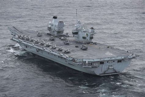 Aircraft Carrier Hms Queen Elizabeth Takes Over As Royal Navy Fleet Flagship
