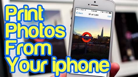 How To Print Photos From Iphone YouTube