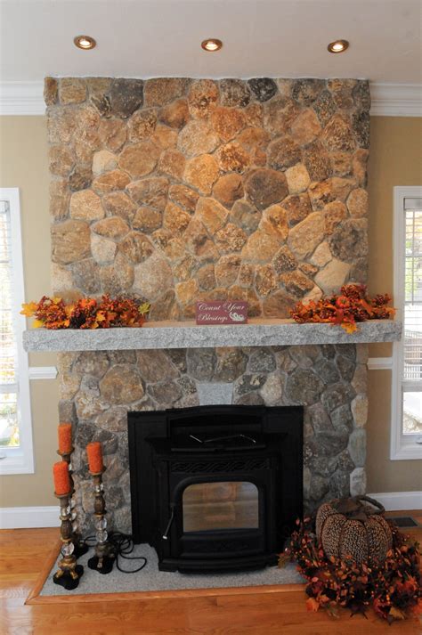 stone veneer fireplace pictures
