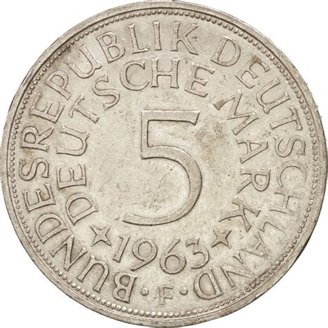 Five Marks 1963 Coin From Germany Online Coin Club