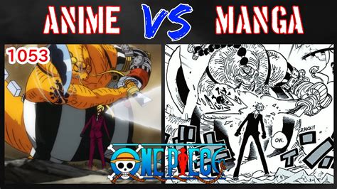 Anime Vs Manga ワンピース One Piece Episode 1053 Youtube