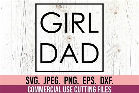 Girl Dad Svg Dad Of Girls Fathers Day Svg