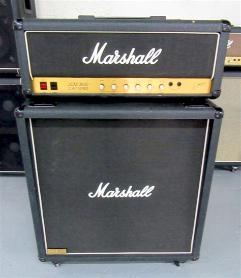 Marshall jcm 800 4x12 cabinet. Marshall Half Stack W/JCM 800 2203 100w Mk.2 Head & 4x12 ...