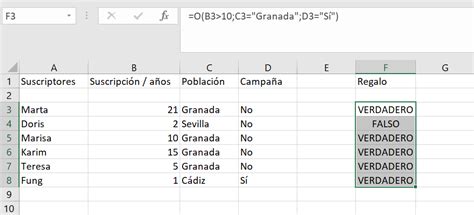Función O Excel Cómo Usar O En Excel Ionos Mx