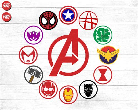 1000 Avengers Svg Bundle Marvel Svg Endgame Svg Sunflowersvgbundle