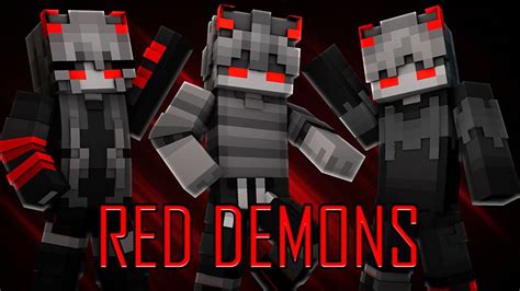 Red Demons By The Lucky Petals Minecraft Skin Pack Minecraft