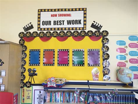 Our Best Work Classroom Display Classroom Displays Hollywood Theme
