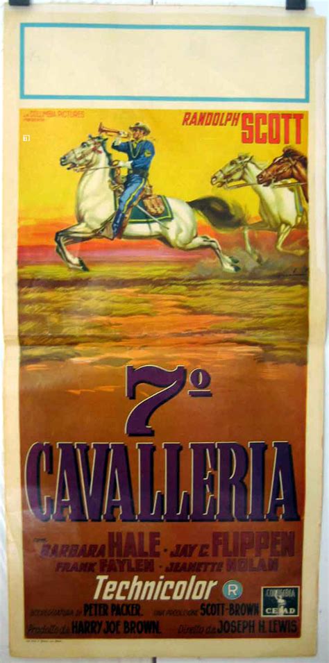 7 Cavalleria Movie Poster 7th Cavalry Movie Poster