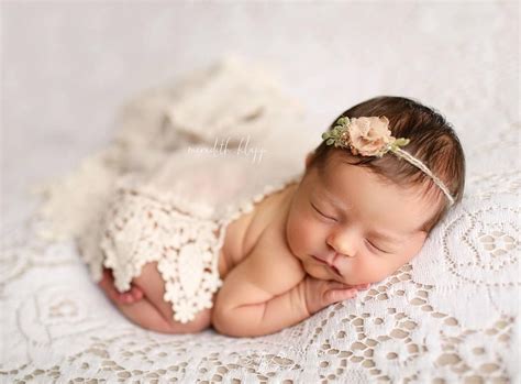 Meredith Klapp Photography Sweet Girl Newborn Photo With