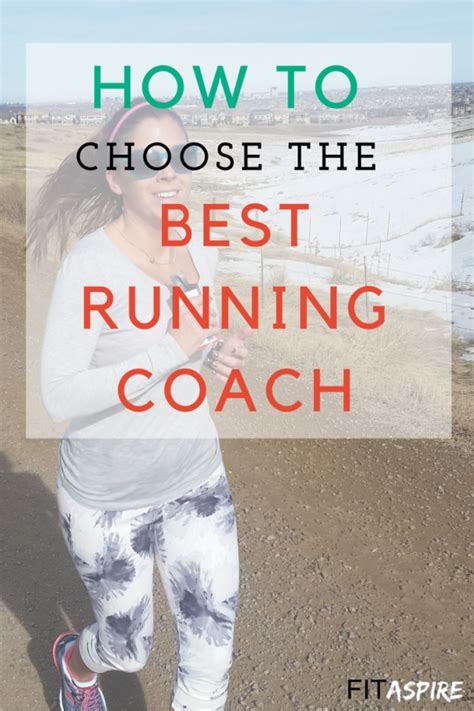 How To Choose The Best Running Coach Fitaspire Running Running For