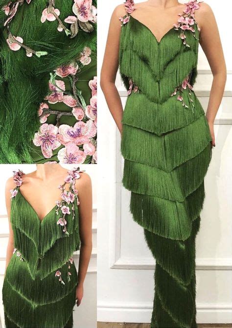A Take On Grasses Inspired Dress Dresses Fancy Dresses