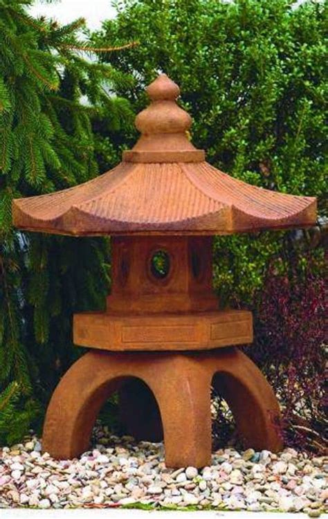 So zen that birds even nest in his beard, our design toscano exclusive is whimsically sculpted, then. Zen Garden Decoration Ideas With Garden Pagoda | Stone ...