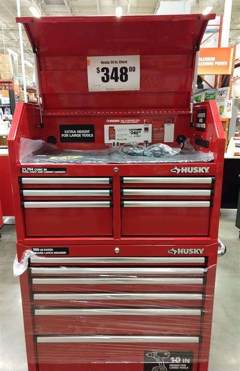 5 out of 5 stars. Home Depot B&M -- Husky 36 in. 12-Drawer Tool Chest ...