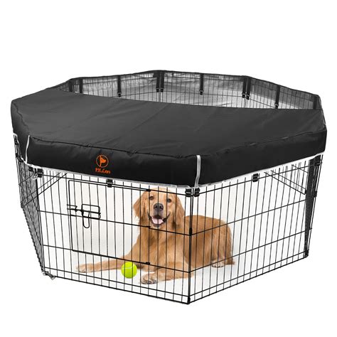 Buy Pjyucien Dog Playpen Mesh Top Cover Fits 24 Inch 8 Panels Octagon