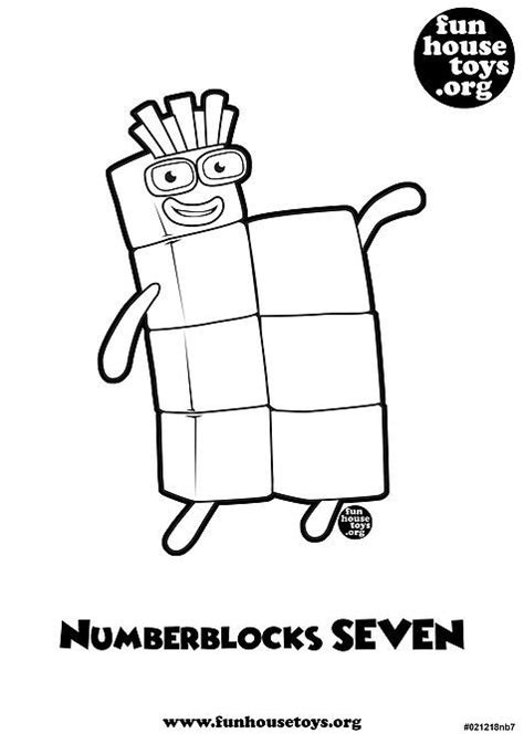 24 Numberblocks Colouring Pages 7 Free Wallpaper