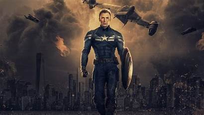Captain America 4k Evans Chris Wallpapers Marvel