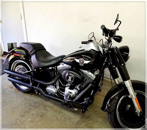 Blacked Out 30th Anniversary Fat Boy Is Wicked Cool Harley Davidson