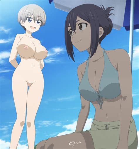 Asai Ami Uzaki Hana Uzaki Chan Wa Asobitai Absurdres Highres Nude