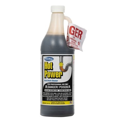 Comstar 30 135 Xcp12 Hot Power Drain Cleaner Liquid Amber Sharp 1