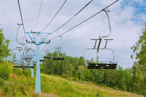 Ski Lift Stock Photo Image Of Outdoors Hill Green 37050092