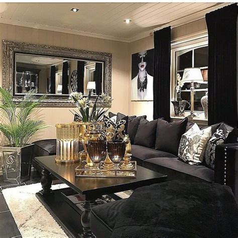 Malabar Artistic Furniture Artistic Pieces Black Living Room Decor