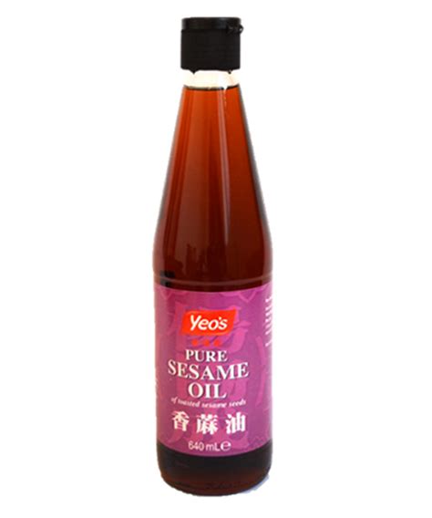 Yeos Pure Sesame Oil 640ml Chinese Sing Kee