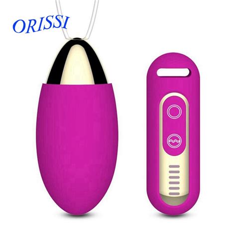 ORISSI Wireless Remote Control Vibrating Egg Multi Speed Vibration Body Massager Silicone Bullet