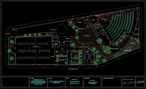 Library Autocad Plan Autocad File Dwg