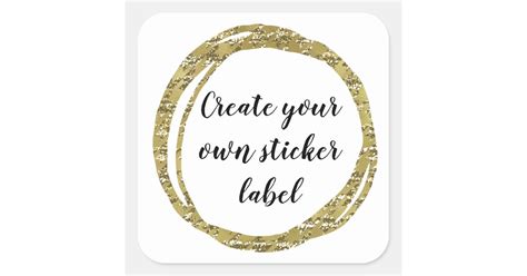 Create Your Own Sticker Label Zazzle