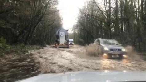 Weather Warning Heavy Rain Causes Flooding In South And Mid Wales Bbc News