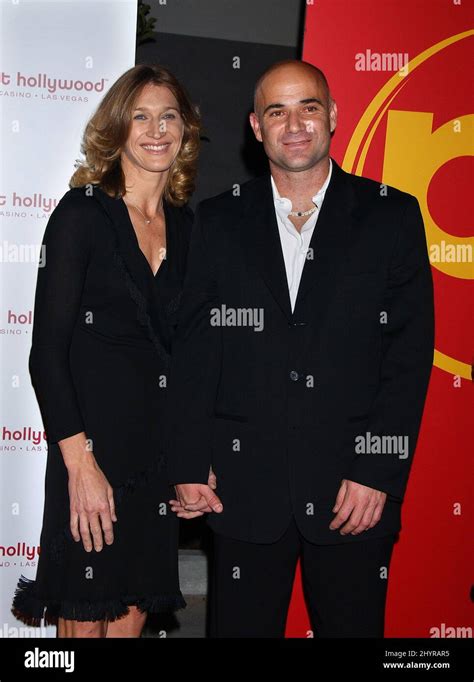 Steffi Graf And Andre Agassi Attend The Planet Hollywood Resort And