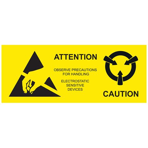 Esd Warning Labels