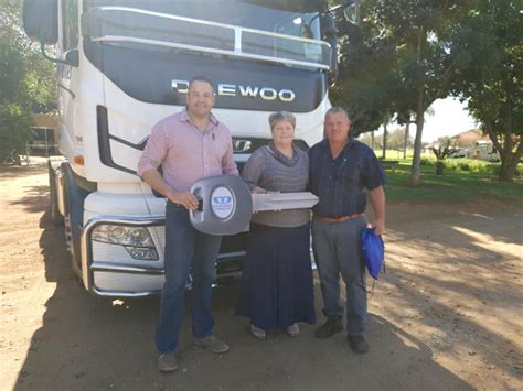 Congratulations Deon Andvicky Pretorius Daewoo Trucks Sa