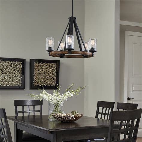 The new chandelier takes the best of other lighting styles, like the. Shop Kichler Exclusives Barrington 5-Light Chandelier at ...